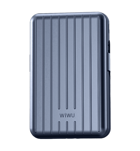 Зовнішній акумулятор Wiwu Trunk Series 5000mAh, 22,5w (PP03) Blue