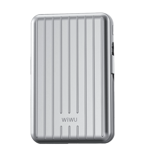 Зовнішній акумулятор Wiwu Trunk Series 5000mAh, 22,5w (PP03) Silver