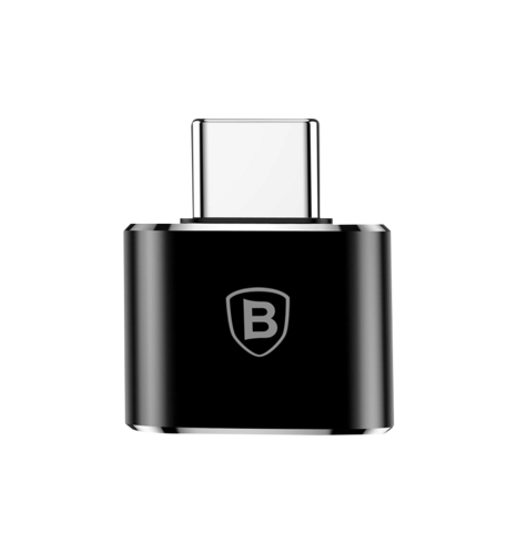 Переходник Baseus Mini Type-C to USB Converter Black (CATOTG-01)