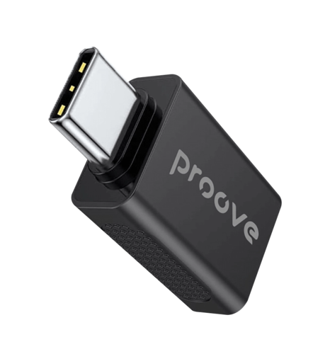 Перехідник OTG Proove Extention USB to Type-C (black)