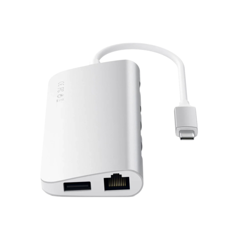 Переходник Satechi Aluminum Type-C Multimedia Adapter Silver (ST-TCMM8PAS)