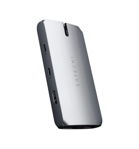 Перехідник Satechi Aluminum Type-C On-the-Go Multiport Adapter Space Gray (ST-UCMBAM)