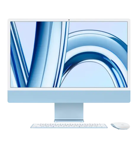 ПК iMac 24" Retina 4.5K/Apple M3/24GB/1TB/10GPU/Blue 2023 (Z19K0001W)