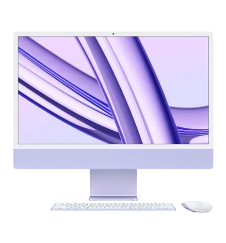 ПК iMac 24" Retina 4.5K/Apple M3/24GB/1TB/10GPU/Purple 2023 (Z19Q0001M)