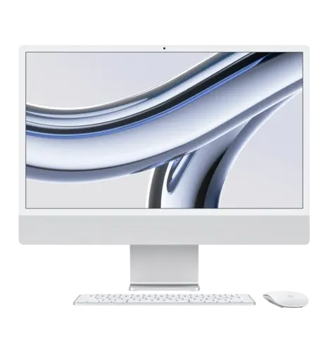 ПК iMac 24" Retina 4.5K/Apple M3/24GB/512GB/10GPU/Silver 2023 (Z19D0001W)