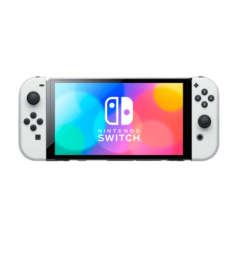 Портативна ігрова приставка Nintendo Switch OLED with White Joy-Con (045496453435)