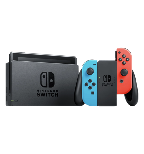 Портативна ігрова приставка Nintendo Switch with Neon Blue and Neon Red Joy-Con