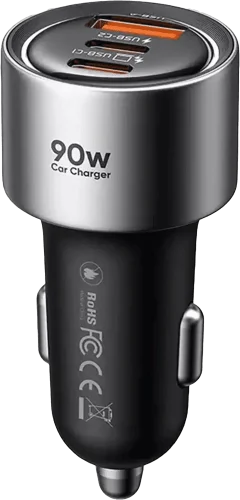Прикурювач Mcdodo [CC-3110] Gana Fast Car Charger 2xUSB-C+USB 3A 90W (Black)