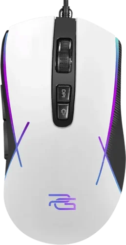 Провідна ігрова миша Proove Gaming Defiant white
