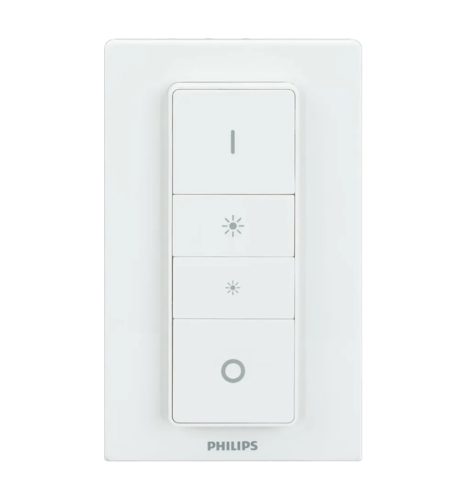 Пульт дистанційного керування Philips Hue Dimmer, ZigBee, настінний, портативний (929001173770)
