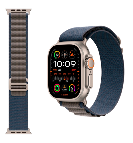 49mm Blue Alpine Loop Medium (MT5L3ZM/A)