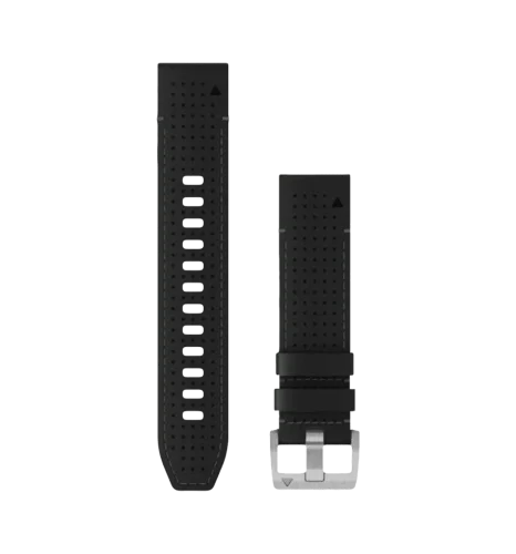 Ремінці для годинника Garmin QuickFit 22 MARQ GEN2 Collection шкіряні/FKM, чорні/зелені