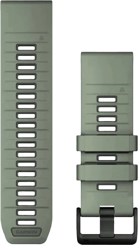 Ремінці для годинника Garmin QuickFit 26 силіконові верба/графітові