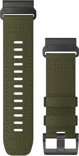 Ремінці для годинника Garmin QuickFit 26 тактичні нейлонові Ranger зелені