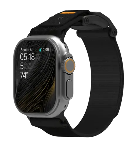 Ремінець AULUMU Stylish and Comfortable Watch Band for Apple Watch Ultra Black (A11-NL-BK-BK)