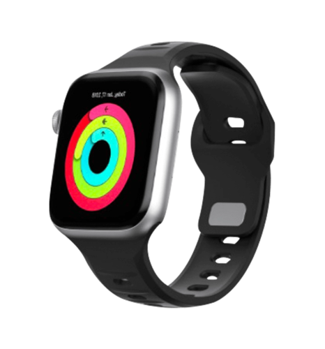 Ремінець Blueo Fluoro Rubber Sport Watch Band 42/44/45/49 mm Black (BL004BLK)