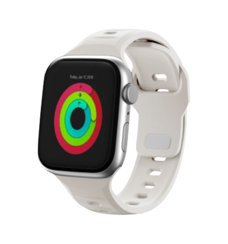 Ремінець Blueo Fluoro Rubber Sport Watch Band 42/44/45/49 mm White (BL004WHT)