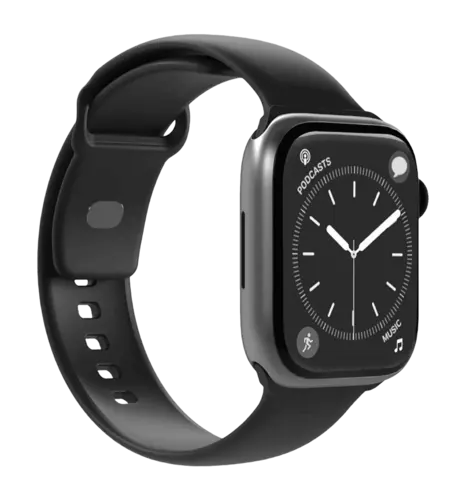 Ремінець для годинника Puro "ICON" Silicone band Apple Watch 38–42mm SM & ML Black PUICNAW40BLK