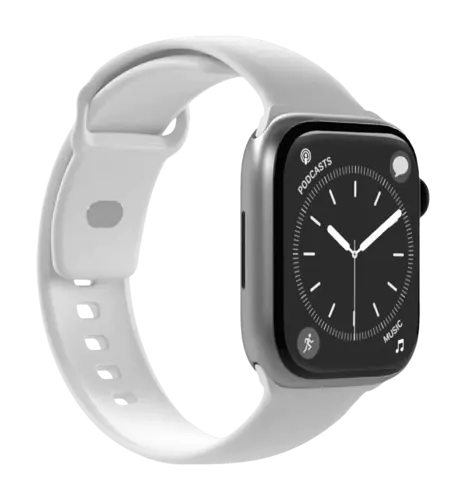Ремінець для годинника Puro "ICON" Silicone band Apple Watch 38–42mm SM & ML White PUICNAW40WHI