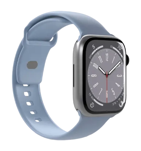 Ремінець для годинника Puro "ICON" Silicone band Apple Watch 42-49mm SM & ML Light Blue PUICNAW44LBLUE