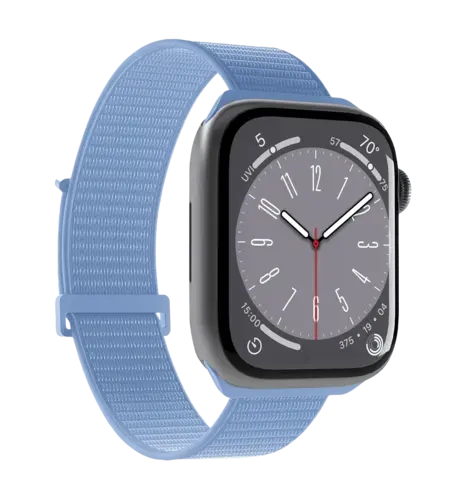 Ремінець для годинника Puro "SPORT" nylon band Apple Watch 42-49mm, Blue PUSPORTAW44NBLUE