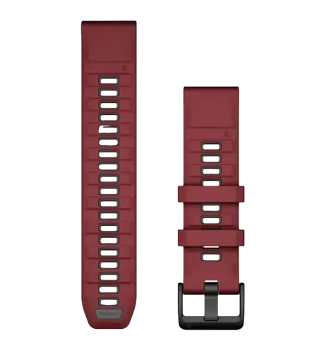 fenix 8, 22mm, QF Marsala/Graphite Silicone Bnd, ремінець