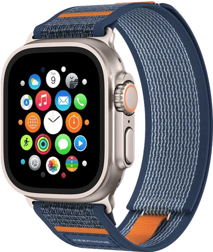 Ремінець Keephone MUSSE Apple Watch 44/45/49mm Dark Blue (KPMUSSE49DB)