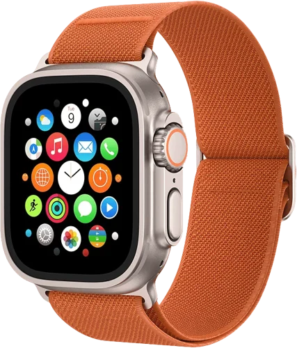 Ремінець Keephone NAVAS Apple Watch 44/45/49mm Orange (KPNAVAS49OR)