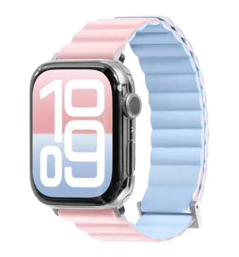 Ремінець LAUT NOVI SPORT Apple Watch 38/40/41 Candypink Babyblue (L_AWS_NS_CP)