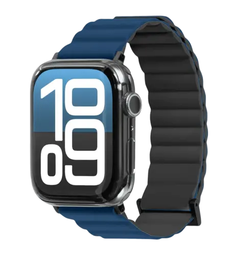 Ремінець LAUT NOVI SPORT Apple Watch 38/40/41 Steelblue Black (L_AWS_NS_BL)