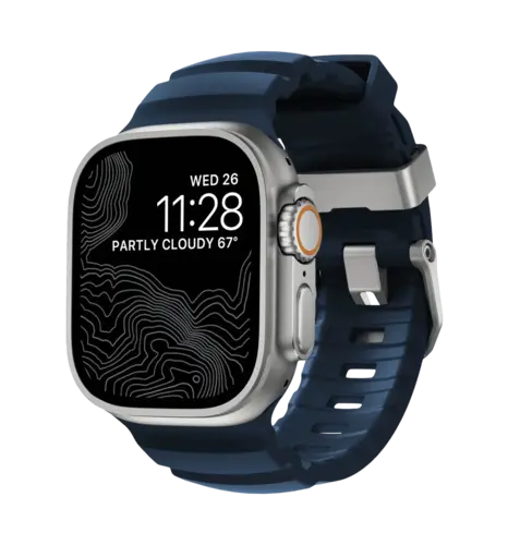 Ремінець Nomad Rocky Point Natural Titanium Hardware Atlantic 46mm/49mm (NM013589858)