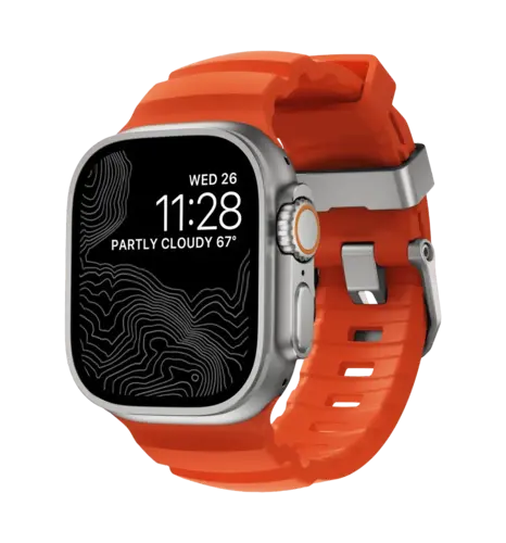 Ремінець Nomad Rocky Point Natural Titanium Hardware Magma 46mm/49mm (NM014872858)