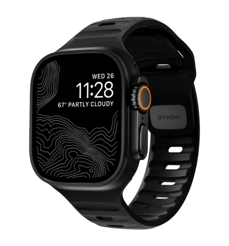 Ремінець Nomad Sport Band Black 46mm/49mm (NM1AM10000)