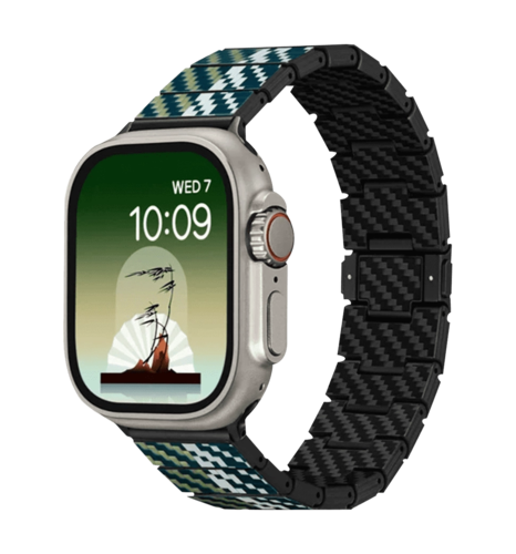 Ремiнець Pitaka Chroma Carbon Band Poetry of Things Wind for Apple Watch 49/45/44mm (AWB2305)