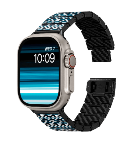 Ремiнець Pitaka Dreamland Chroma Carbon Band Mosaic for Apple Watch 49/45/44mm (AWB2303)