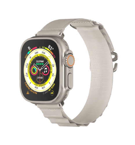 Ремешок Switcheasy Active Sport G-hook Watch Loop 42/44/45/49mm Starlight (MAW459160SI23)