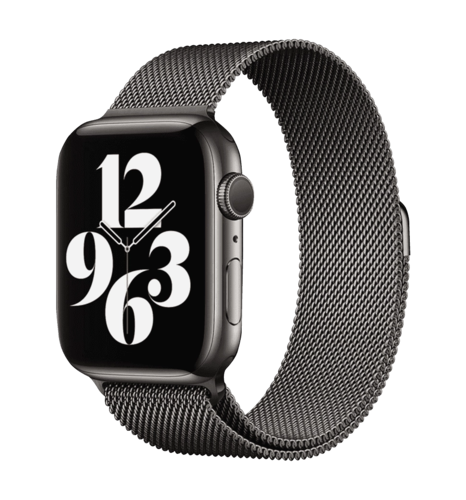 Ремінець Wiwu для Apple Watch 38/40/41mm Milanese Stainless Steel watch band Black
