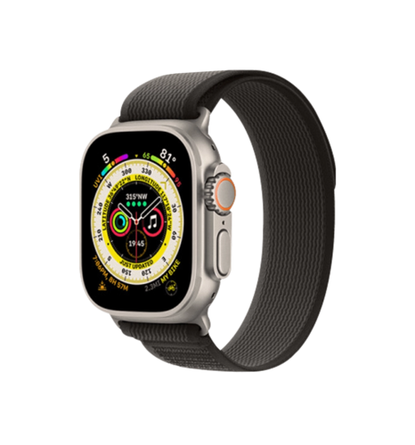 Ремінець Wiwu для Apple Watch 38/40/41mm Trail Loop Black-Grey