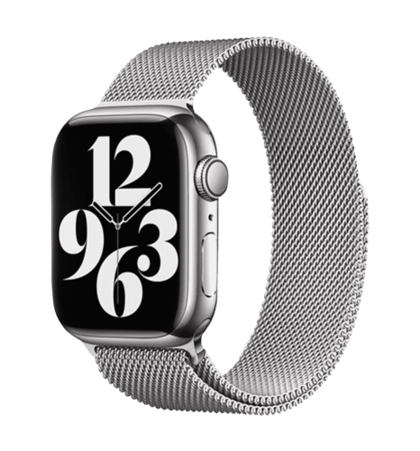 Ремінець Wiwu для Apple Watch 42/44/45/49mm Milanese Stainless Steel watch band Silver