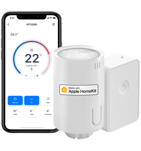 Розумна термоголовка та хаб Valve Starter Kit Meross MTS150HHK(EU)
