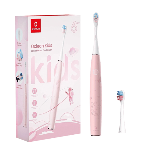 Розумна зубна електрощітка Oclean Kids Electric Toothbrush Pink (6970810552409)