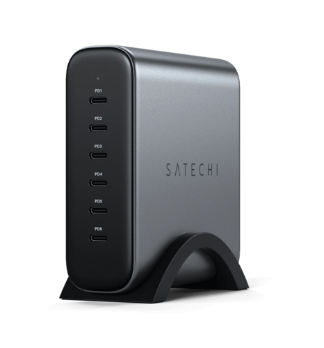 Satechi 200W USB-C 6-Port PD GaN Charger Space Gray (ST-C200GM-EU)