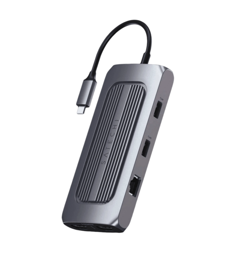 Satechi Aluminum USB-C Multi-Port MX Adapter Space Gray (ST-UCMXAM)