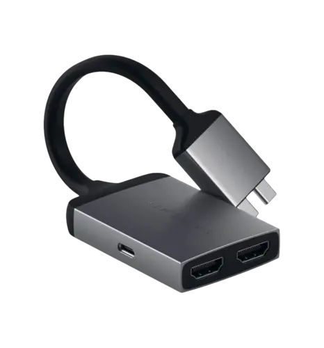 Satechi Type-C Dual HDMI Adapter Space Gray (ST-TCDHAM)
