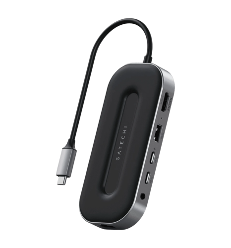Satechi USB4 Multiport Adapter with 2.5G Ethernet Space Gray (ST-U4MGEM)