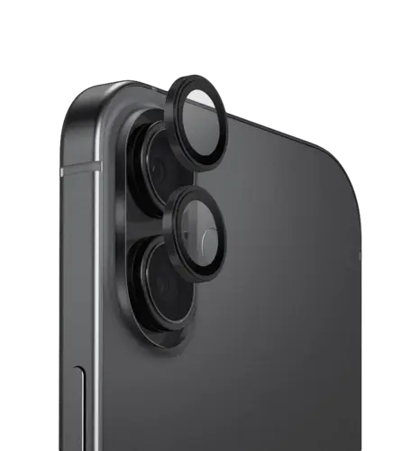 Захисне скло на камеру UNIQ Optix Aluminium Camera iPhone 17 чорний UNIQ-IP6.3 (2025)