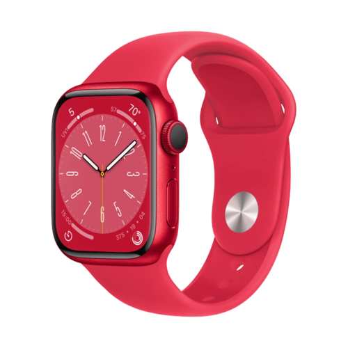 Смарт-часы Apple Watch Series 8 41mm (PRODUCT)RED Aluminum Case with Sport Band (MNP73)