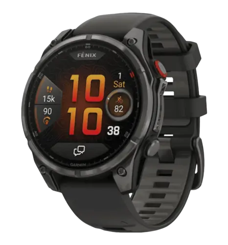 Смарт-годинник Garmin Fenix 8 Pro (47 mm) AMOLED Sapphire, титан Carbon Gray DLC (010-03198-01)