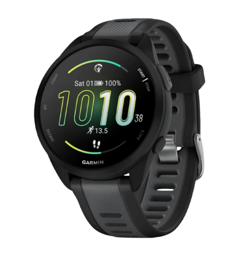 Смарт-годинник Garmin Forerunner 165 Black/Slate Gray (010-02863-20/A0)