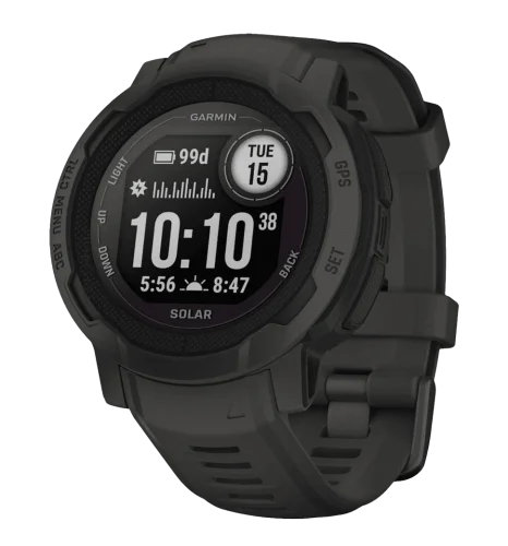 Смарт-годинник Garmin Instinct 2 Solar Graphite (010-02627-10)